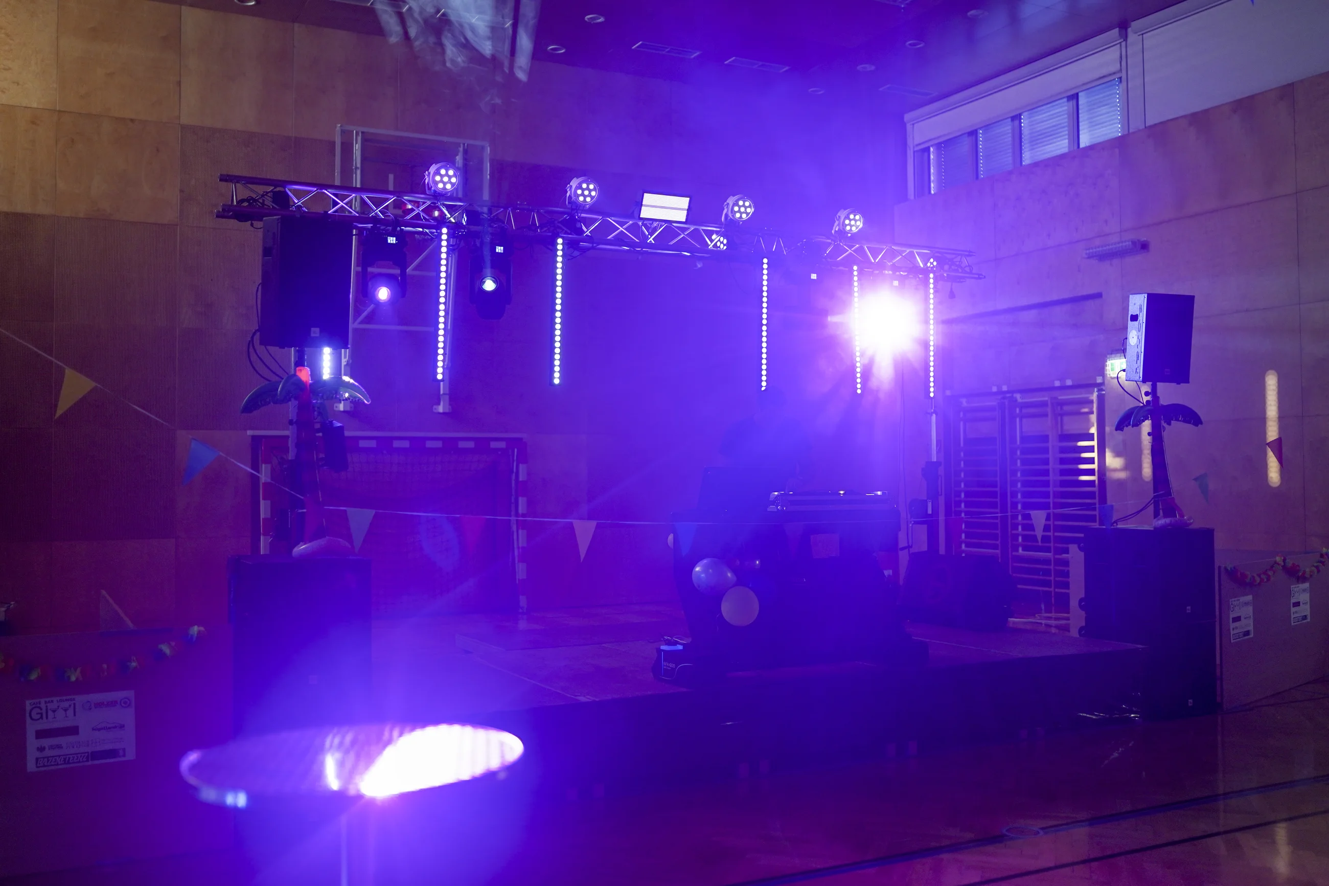 Lichtshow bei Tutto Gas